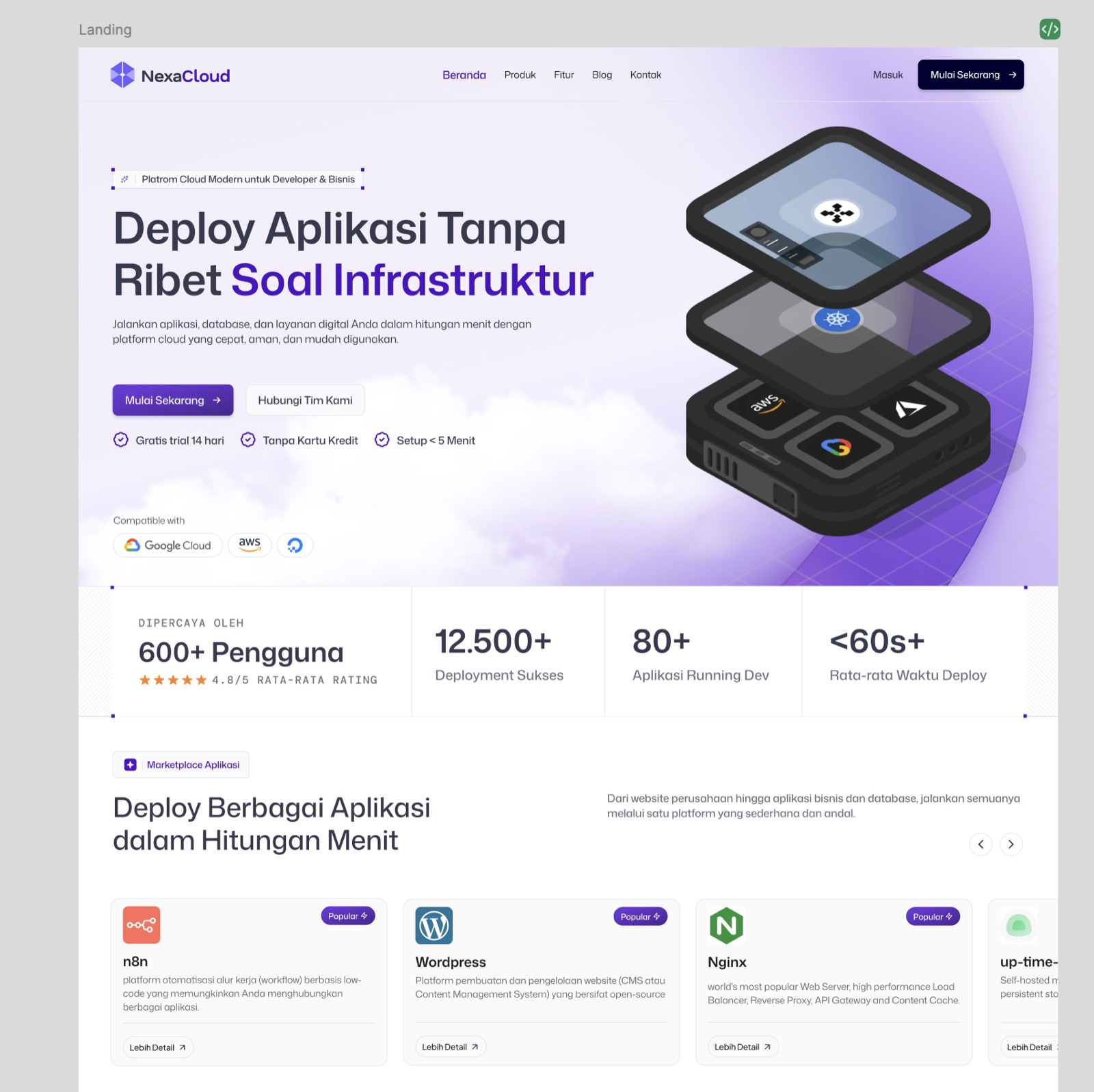 NexaCloud — marketplace aplikasi