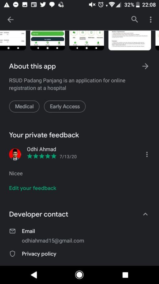 SIM RS — app detail